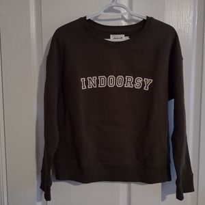 100% organic cotton PACT Indoorsy sweatshirt